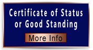 Certificate Of Status