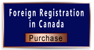Foreign Registration in Canada