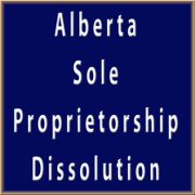 Alberta Sole Proprietorship or AB Partnership - Dissolution