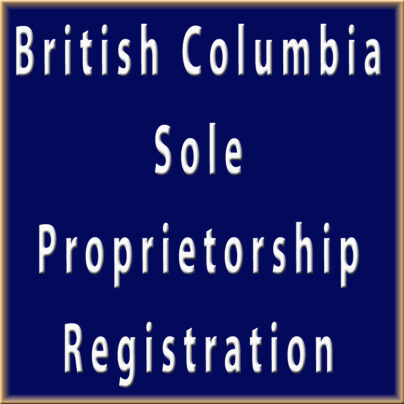 British Columbia Sole Proprietorship Registration