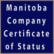 Manitoba Company - Certificate of Status