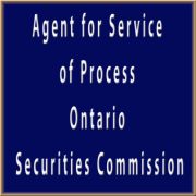Ontario Agent for Service OSC, FINTRAC Vessel