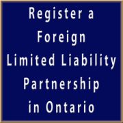 Register a Foreign Limited Liability Partnership in Ontario