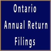 Ontario Annual Return Filings