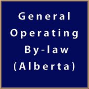 General Operating By-law (Alberta)