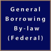 General Borrowing By-law (Federal)