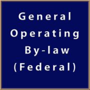 General Operating By-law (Federal)