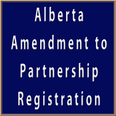 Partnership Amendment to Registration